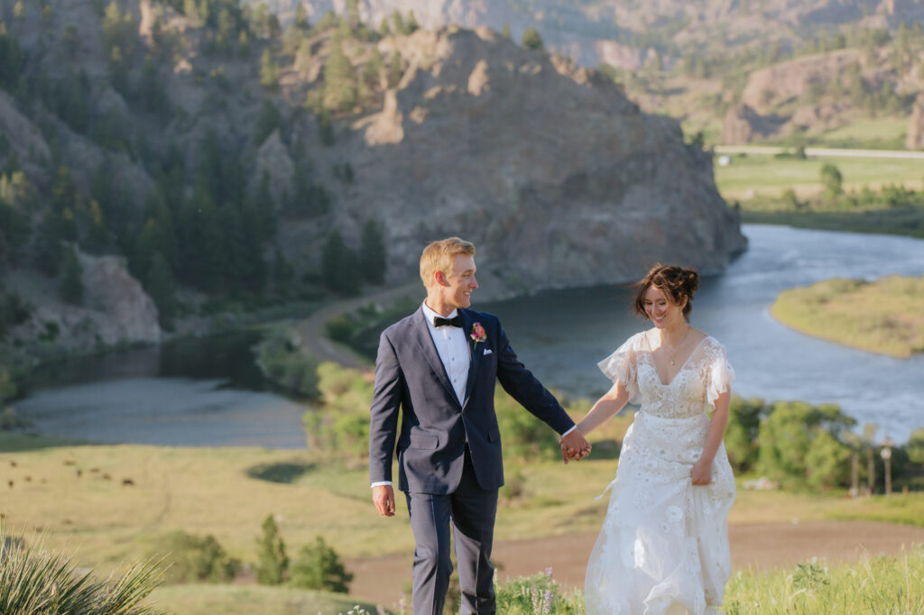 Editorial Montana wedding photographer