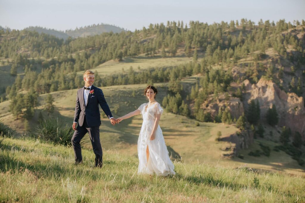 Documentary Montana wedding photographer