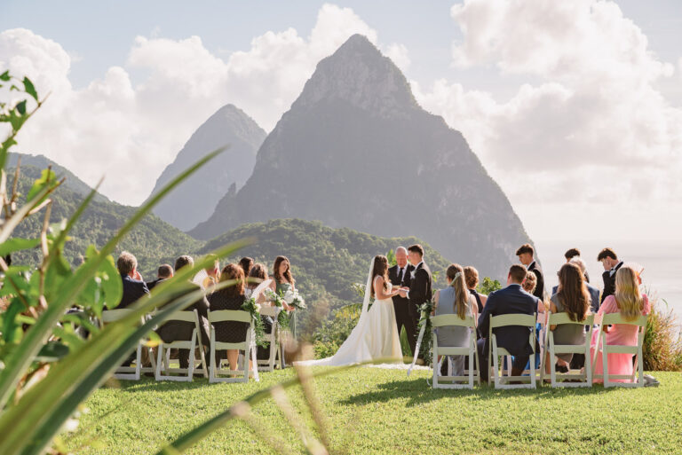 St. Lucia Wedding Photography – A Breathtaking Piton View Celebration