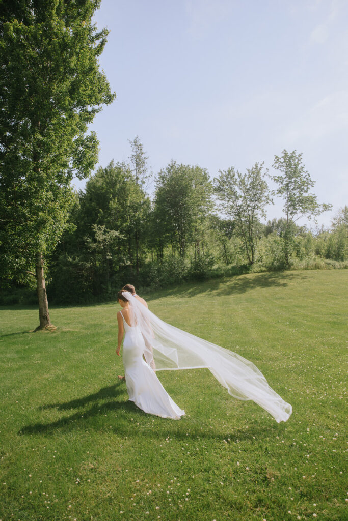 Stowe vermont wedding photographer